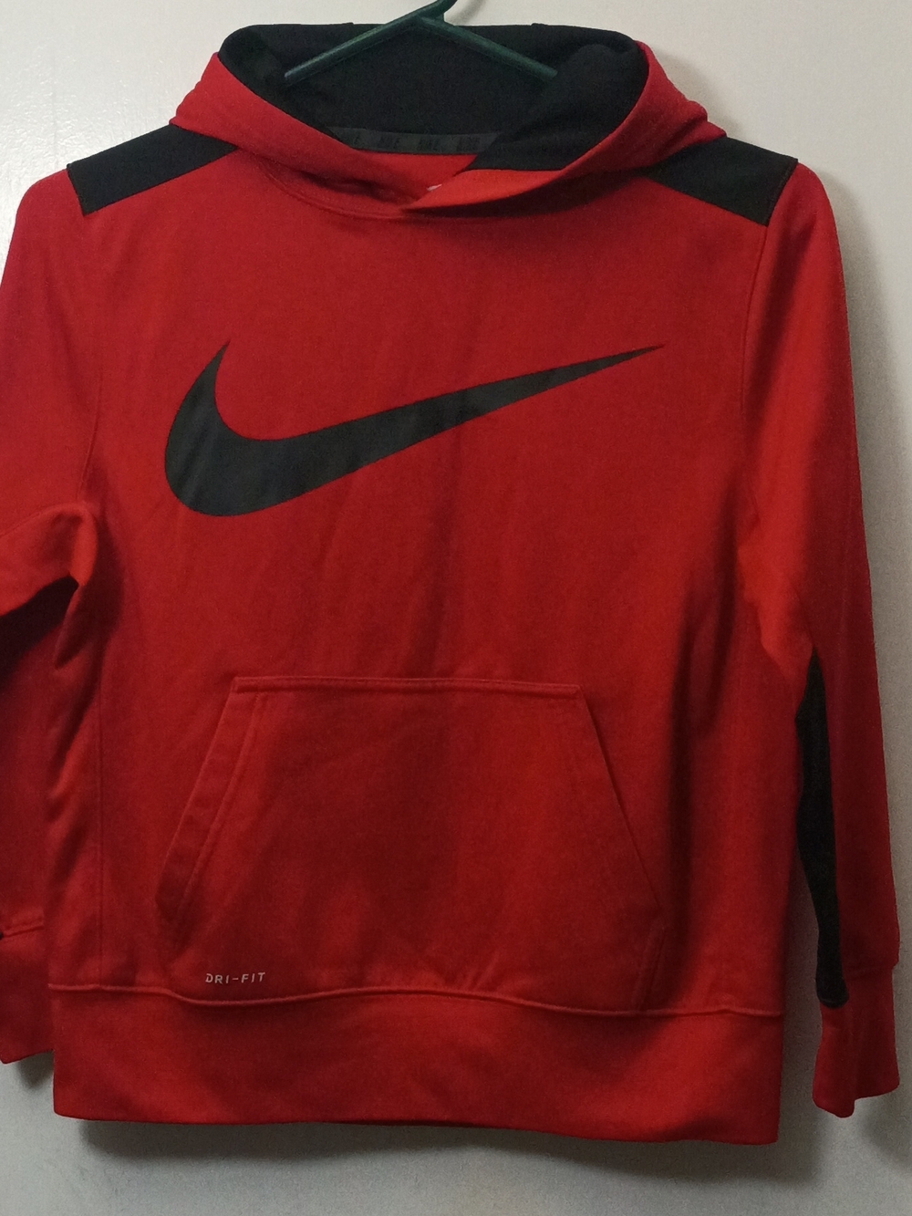 Nike Dri-FIT Performance Top in Red with White Logo